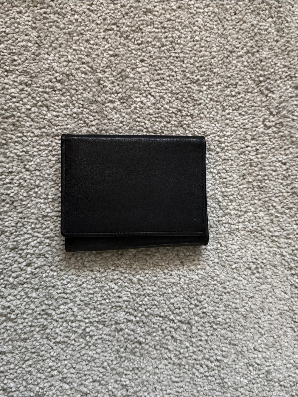 Rolfs Black Leather Trifold Card & Key Holder